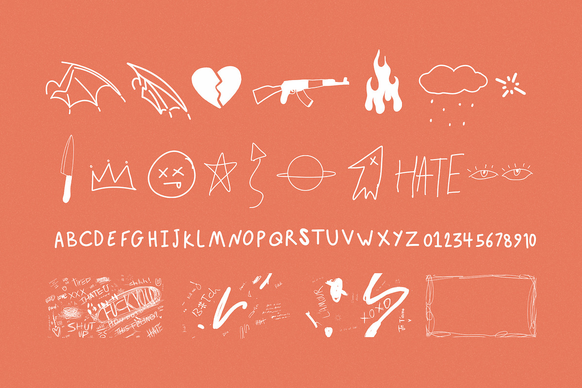 Scribble and Hand-drawn Elements, an Object Graphic by Pixflow (Photo 10 of 10)