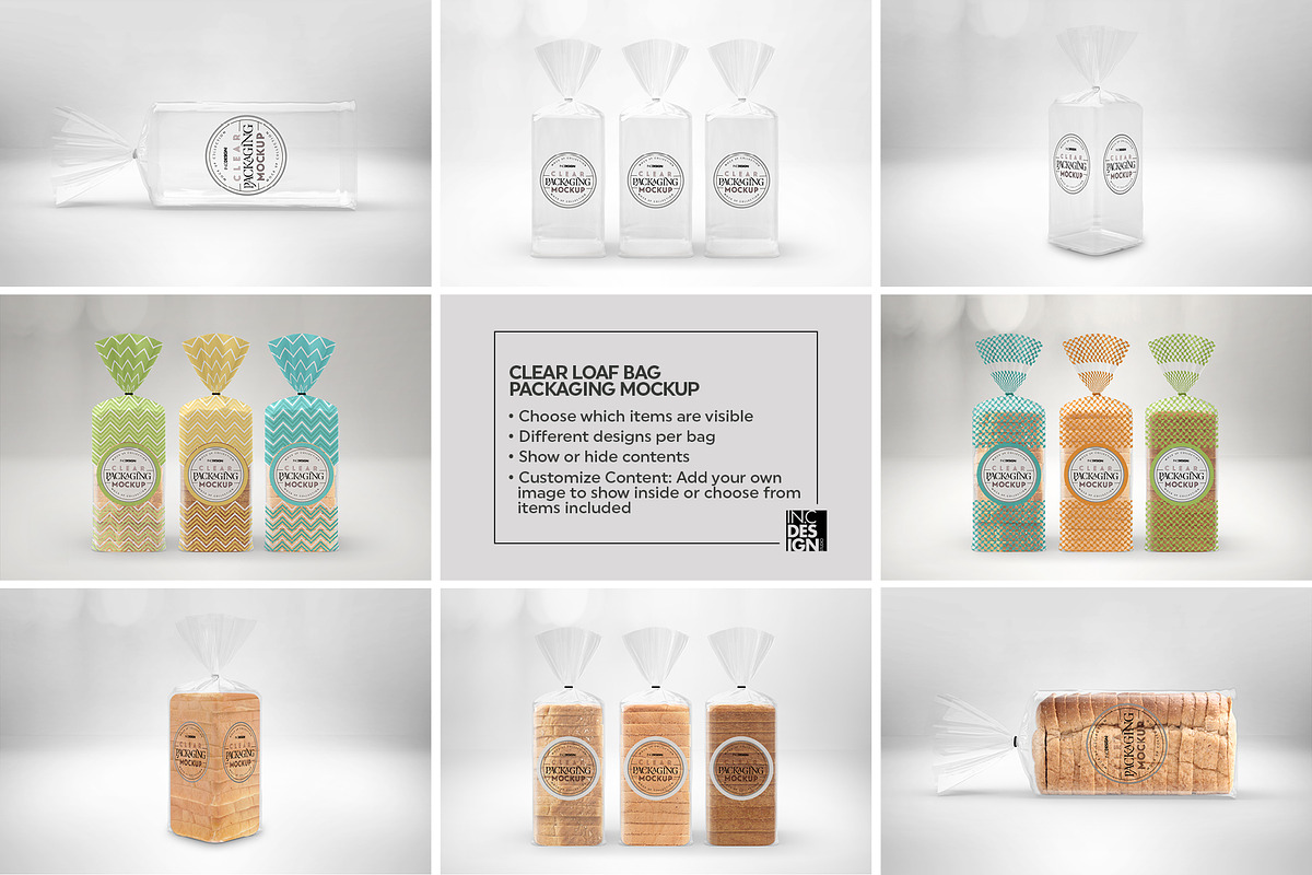 09 Clear Container Packaging Mockups, a Cups & Container Mockup by INCDesign (Photo 13 of 17)