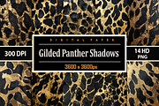 Gilded Panther Shadows, a Background Graphic by Printable Treasure (Thumbnail 1 of 3)