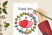 Valentine Heart & Floral Png, an Illustration by Creative Art (Thumbnail 2 of 6)