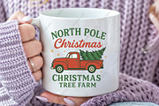 North Pole Christmas Tree Farm PNG, an Illustration by CraftArtStudio (Thumbnail 2 of 4)