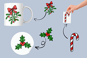 Christmas Angels: Patterns&Clipart, a Seasonal Illustration by Elatedowl (Thumbnail 11 of 15)