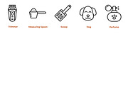 Pet Care Icon Pack, an Outline Icon by Tekuni (Thumbnail 5 of 10)