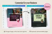 Pink Bold Instagram Canva Templates, a Social Media Template by Warmsoulgallery (Thumbnail 7 of 11)
