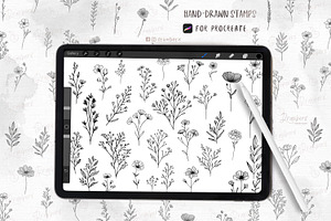 Procreate Stamps Tiny Flowers 026