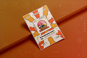 Retroic Birthday Invitation, an Invitation Template by Fannan Studio (Thumbnail 2 of 2)