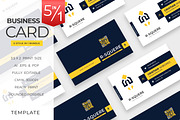 Modern Business Card Template, a Business Card Template by Ctrl space studio (Thumbnail 1 of 6)