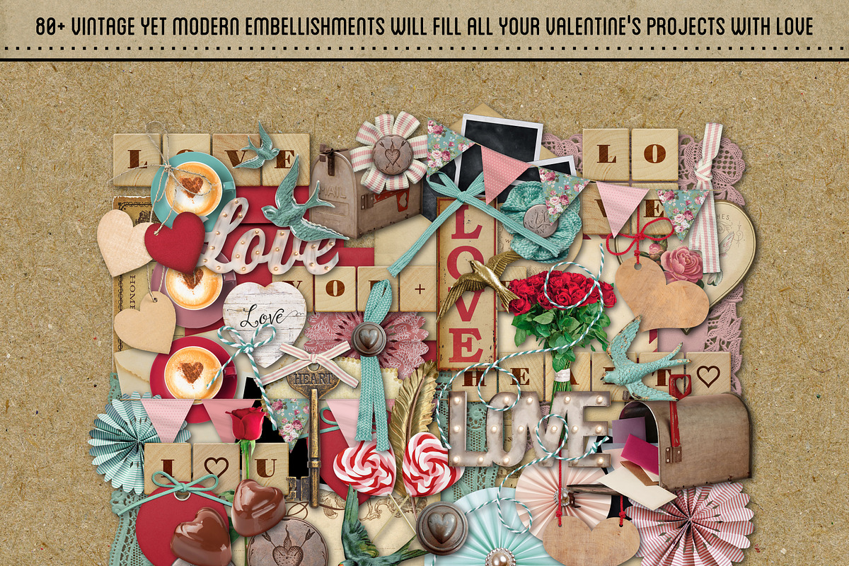 Love Letter Kit, an Object Graphic by Lucky Girl Creative (Photo 2 of 3)