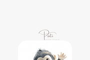 20 Baby Gorilla Clipart, an Animal Illustration by Pati Charm Studio (Thumbnail 6 of 8)