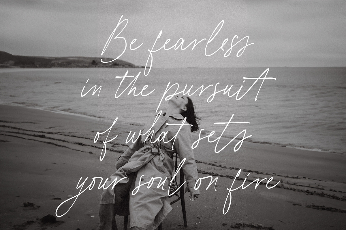 Basil Lime Margarita Script Font, a Handwritten Font by PeachCreme