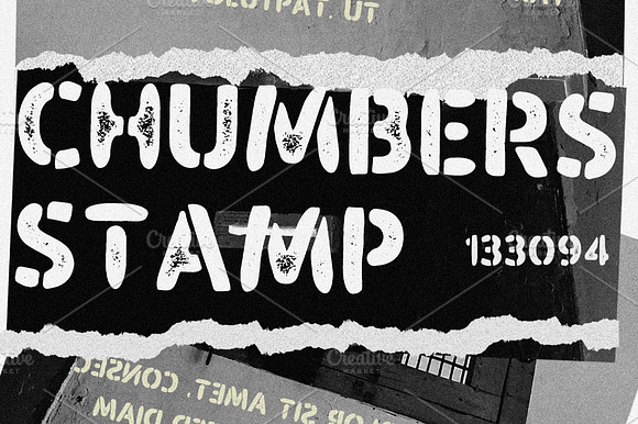 Chumbers Stamp Stencil preview 6