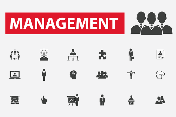 36 Management Icons