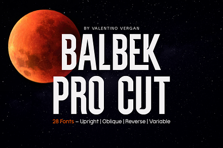 Balbek Pro Cut - Modern Sans Serif