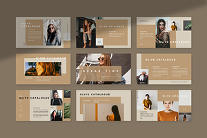 Olive Creative GoogleSlides Template