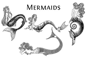 Mermaids. Dark Ocean Stories.