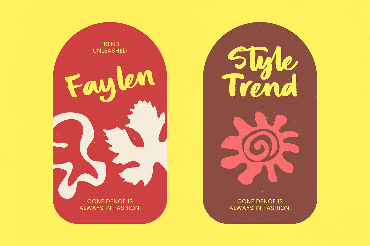Gud Female Modern Brush Font, a Script Font by Letterena Studios Script (Photo 5 of 15)