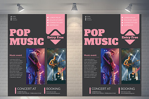 Pop Music Flyer
