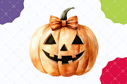 Funny Halloween Pumpkin PNG, an Illustration by designcity5 (Thumbnail 4 of 5)