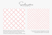soft pink lattice seamless pattern, a Pattern Graphic by Pink Studio Art (Thumbnail 2 of 5)