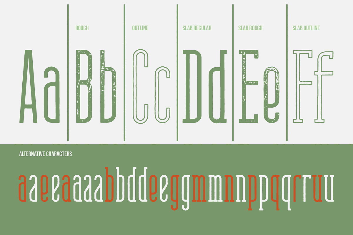 AURATIUM Regular & Slab Typeface, a Slab Serif Font by Alex-Banks Type (Photo 10 of 13)