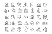 Risk Management icon collection set, a Finance Illustration by Tettygreen (Thumbnail 2 of 3)