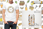 70 Brewery color hand drawn icons!, an Outline Icon by Natasha-Pankina.com (Thumbnail 4 of 4)