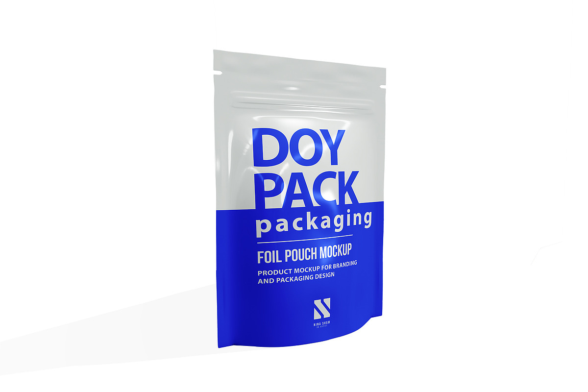 Doypack Pouch Mockup, a Cups & Container Mockup by Nina Shaw (Photo 2 of 10)