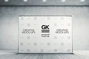 3D Presswall mock-ups, a Product Mockup by GK Creative (Thumbnail 1 of 5)