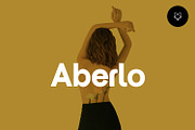 Aberlo Display Typeface, a Sans Serif Font by Foxtype (Thumbnail 1 of 6)