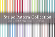Stripe Pattern Collection – 15 Sheet, a Pattern Graphic by NOMO DESIGN (Thumbnail 1 of 16)