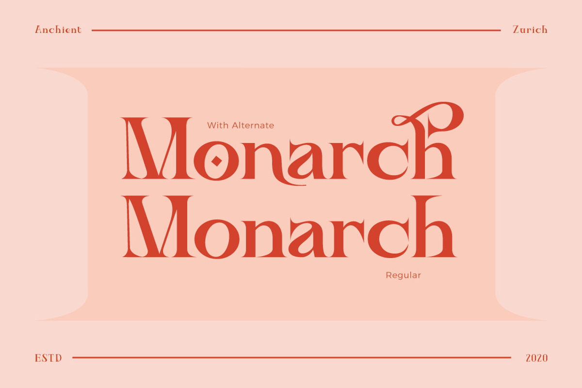 Ancient Zurich - Elegant Serif Logo, a Serif Font by Dirtyline Studio (Photo 4 of 22)