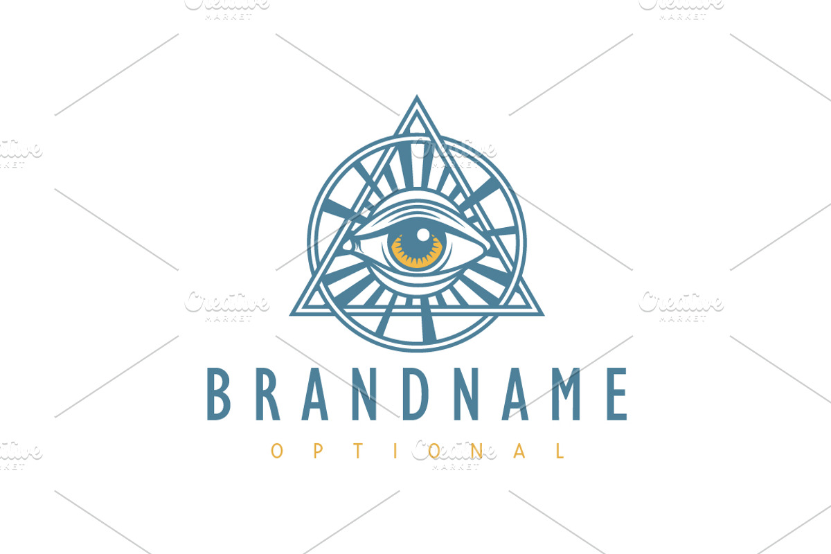 Eye of Providence Custom Logo, a Branding & Logo Template by ARTE MIGUEL (Photo 1 of 3)