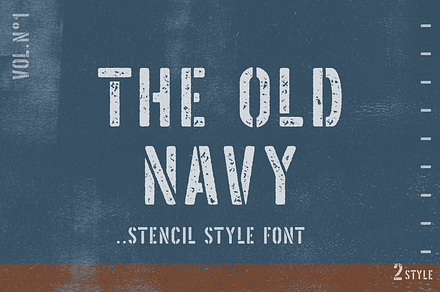 The Old Navy, a Sans Serif Font by Larin Type Co.