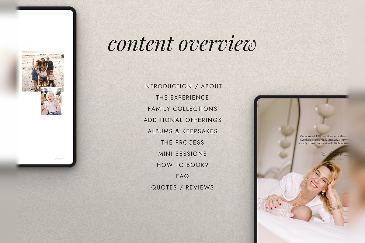 Family Photography Pricing Guide, a Brochure Template by Cagdas Yoldas (Photo 5 of 9)