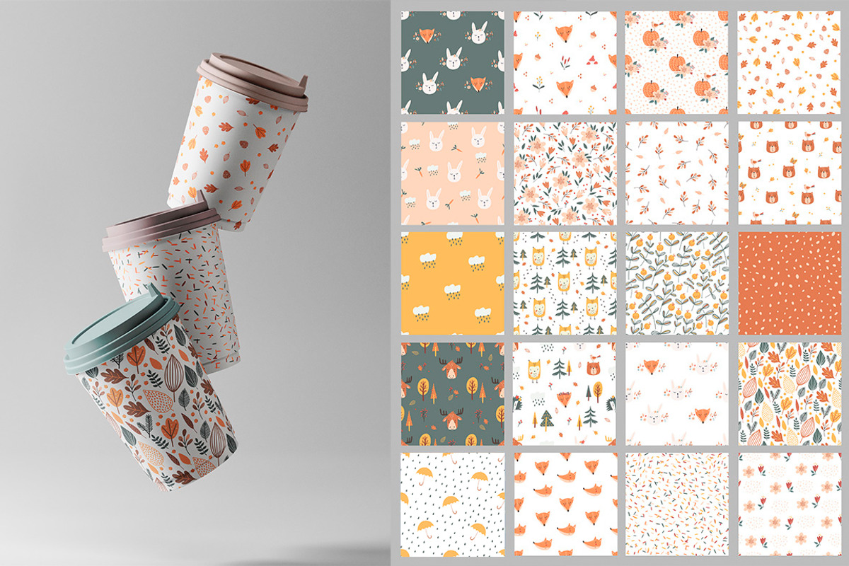 Cute graphics fall, florals, animals, a Graphic by Yaaas Design (Photo 4 of 14)