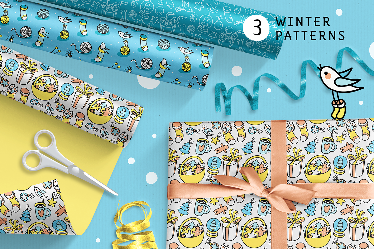 ENJOY WINTER | DESIGN SET, an Animal Illustration by CATMINT (Photo 6 of 8)