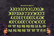 Hexoria - Halloween Display Font, a Serif Font by Flawless And Co (Thumbnail 9 of 10)