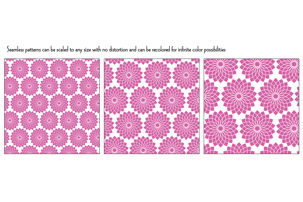 Seamless Black Geometric Patterns, a Pattern Graphic by Melissa Held Designs (Photo 8 of 8)