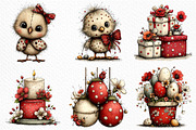 Whimsical Polka Dots Easter Clipart, an Illustration by Craft Nest (Thumbnail 9 of 11)