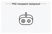 Joystick Icons Line Illustration, an Outline Icon by Designfour (Thumbnail 3 of 7)
