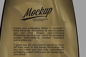 Paper Bag Mockup Left & Front Side