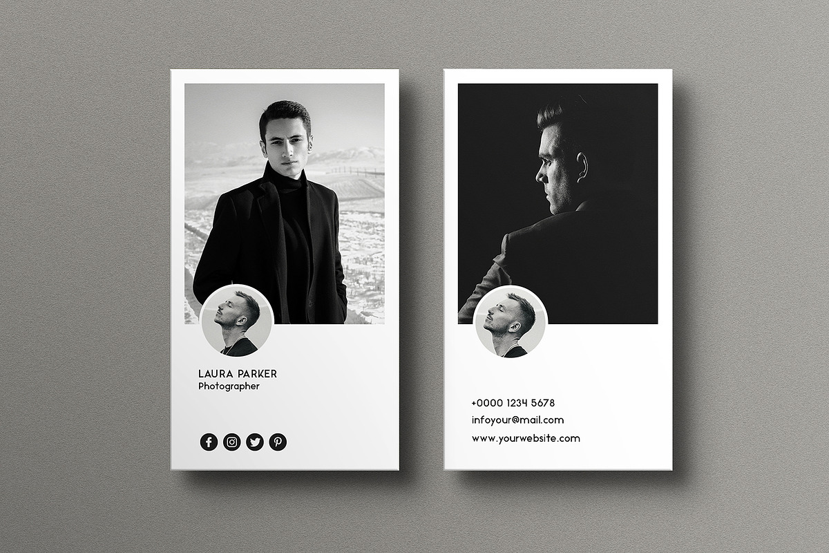 Photographer Business Card Template, a Business Card Template by Saman Osama (Photo 3 of 6)
