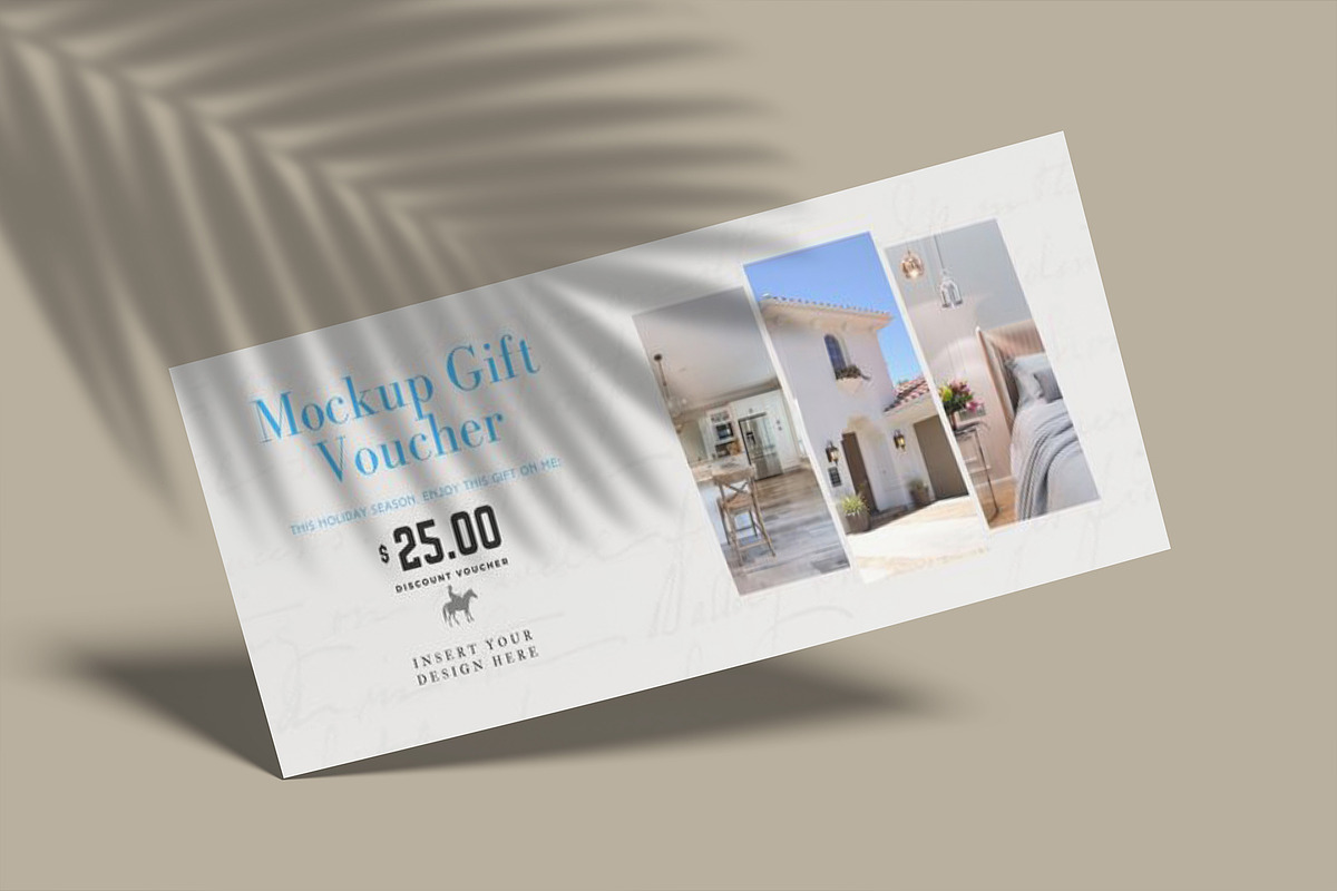 Gift Voucher Mockup, a Print Template by lamorastudio (Photo 9 of 12)