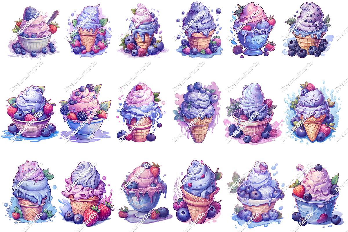 Blueberry IceCream, an Object Graphic by DreamerStarCo (Photo 3 of 6)