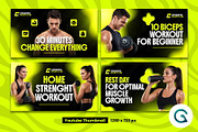 Fitness & Gym Social Media Template, a Social Media Template by Geelator Studio (Thumbnail 4 of 4)