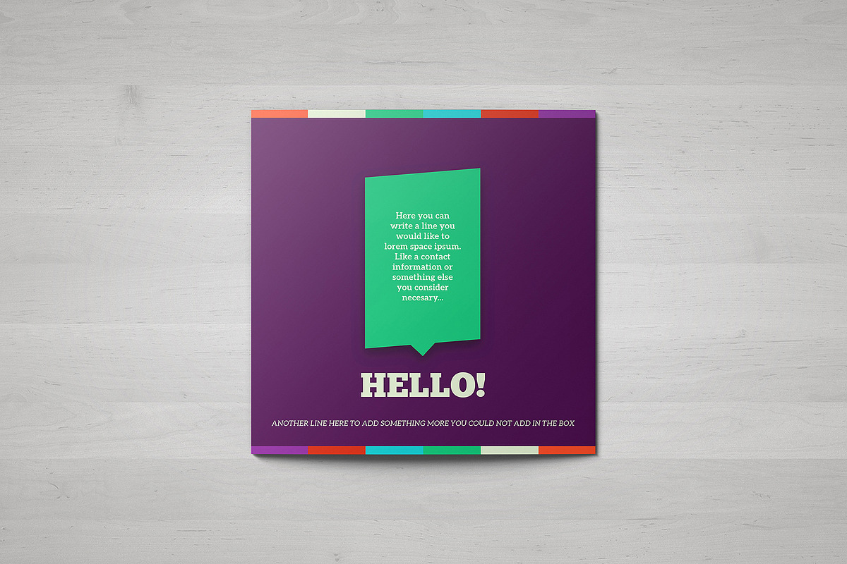 Colorful Square Brochure Template, a Brochure Template by Luuqas Design (Photo 8 of 9)