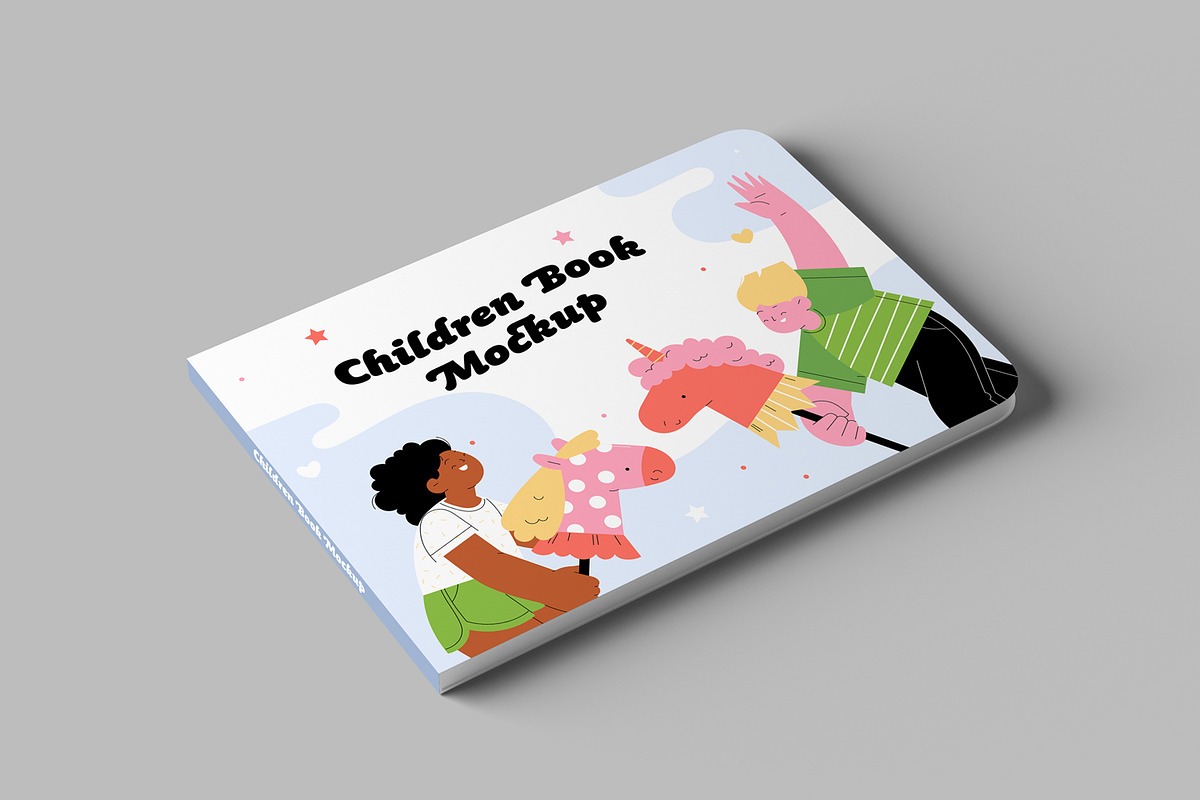 Children Book Mockups, a Print Template by artimasa (Photo 3 of 7)