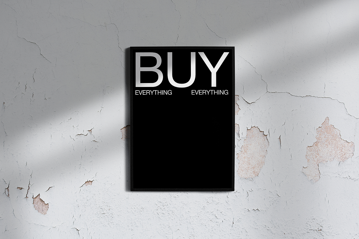 Framed Poster Mockup, a Mockup by Thunder Studio (Photo 2 of 3)