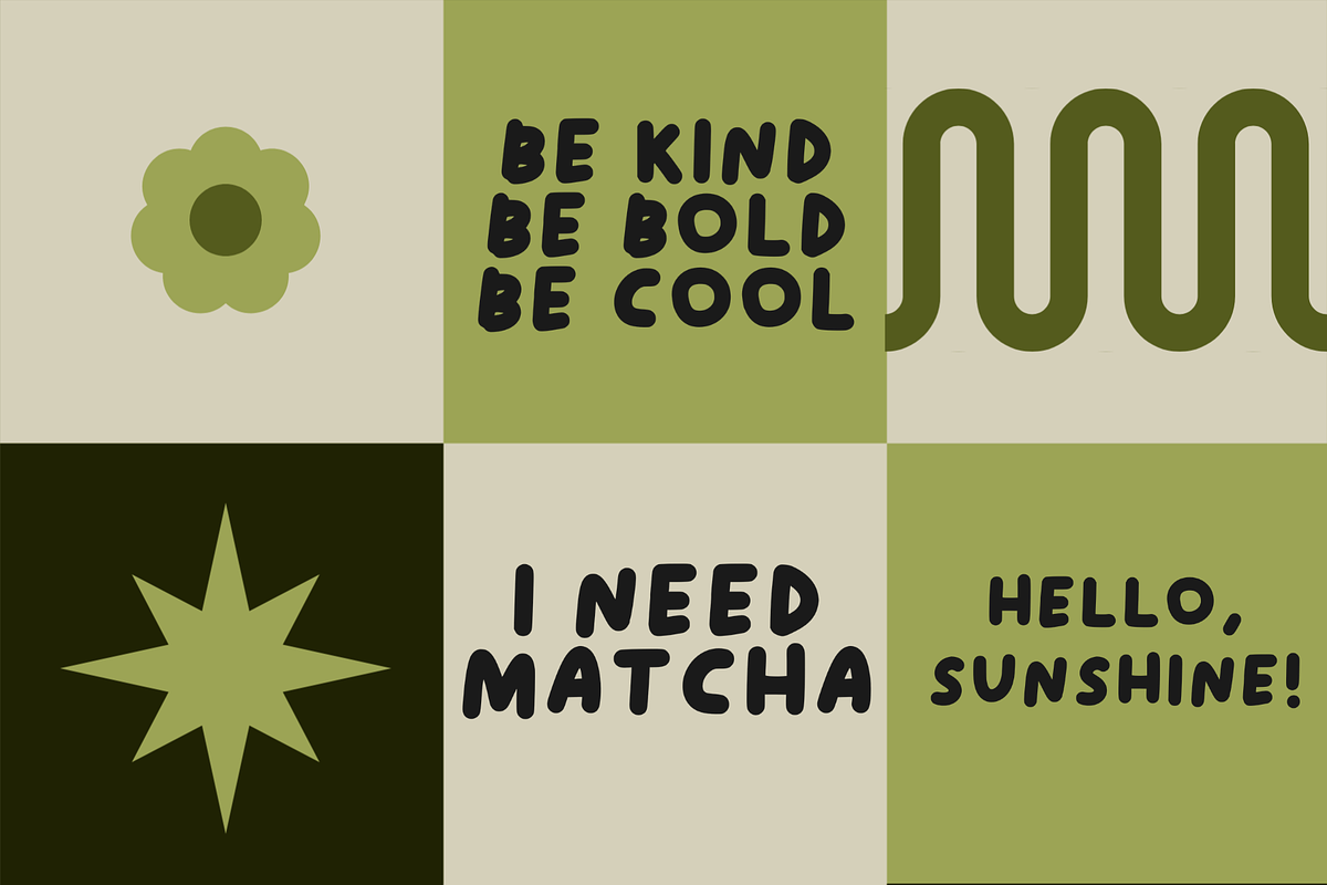 matcha please font duo, a Handwritten Font by Ashiya Pixel (Photo 4 of 17)