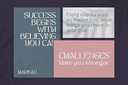 Markan - Display Font, a Sans Serif Font by Ekahermawan (Thumbnail 5 of 14)
